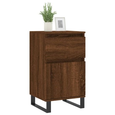 vidaXL Ντουλάπια 2 τεμ. Καφέ Δρυς 40x35x70cm από Επεξεργασμένο Ξύλο