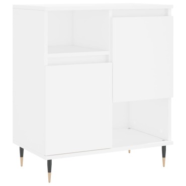 vidaXL Συρταριέρα Λευκή 60x35x70cm από Επεξεργασμένο Ξύλο 1 τεμ.