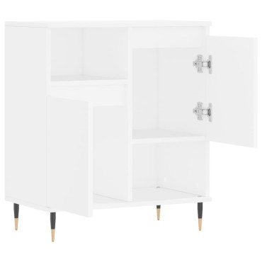 vidaXL Συρταριέρα Λευκή 60x35x70cm από Επεξεργασμένο Ξύλο 1 τεμ.