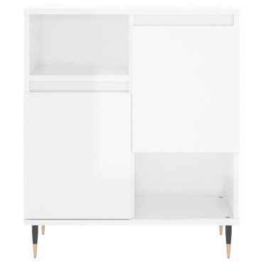 vidaXL Ντουλάπι Γυαλιστερό Λευκό 60x35x70cm από Επεξεργασμένο Ξύλο 1 τεμ.