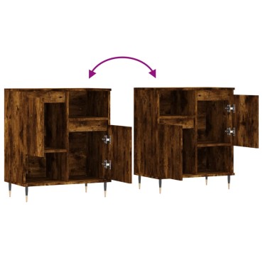 vidaXL Ντουλάπι Καπνιστή Δρυς 60x35x70cm από Επεξεργασμένο Ξύλο 1 τεμ.