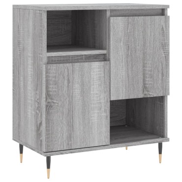 vidaXL Ντουλάπι Γκρι Sonoma 60x35x70cm από Επεξεργασμένο Ξύλο 1 τεμ.