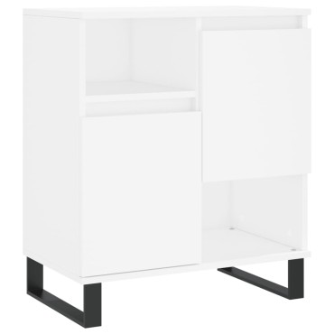vidaXL Συρταριέρα Λευκή 60x35x70cm από Επεξεργασμένο Ξύλο 1 τεμ.