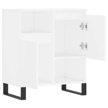 vidaXL Συρταριέρα Λευκή 60x35x70cm από Επεξεργασμένο Ξύλο 1 τεμ.