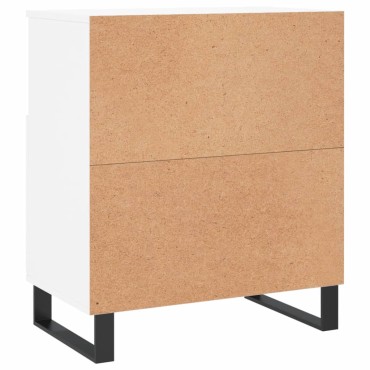 vidaXL Συρταριέρα Λευκή 60x35x70cm από Επεξεργασμένο Ξύλο 1 τεμ.