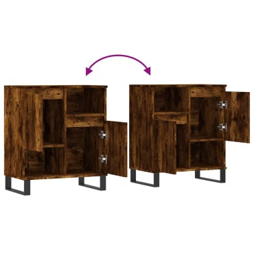 vidaXL Ντουλάπι Καπνιστή Δρυς 60x35x70cm από Επεξεργασμένο Ξύλο 1 τεμ.