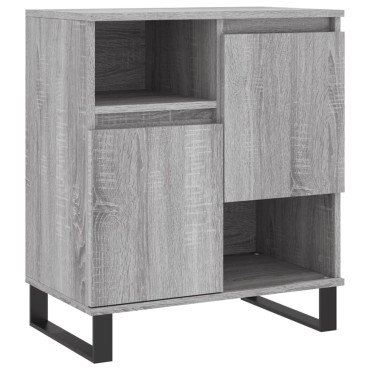vidaXL Ντουλάπι Γκρι Sonoma 60x35x70cm από Επεξεργασμένο Ξύλο 1 τεμ.