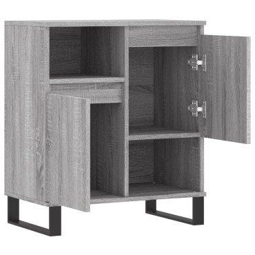 vidaXL Ντουλάπι Γκρι Sonoma 60x35x70cm από Επεξεργασμένο Ξύλο 1 τεμ.