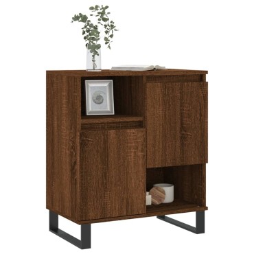 vidaXL Μπουφές Καφέ Δρυς 60x35x70cm από Επεξεργασμένο Ξύλο 1 τεμ.