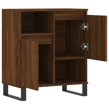 vidaXL Μπουφές Καφέ Δρυς 60x35x70cm από Επεξεργασμένο Ξύλο 1 τεμ.