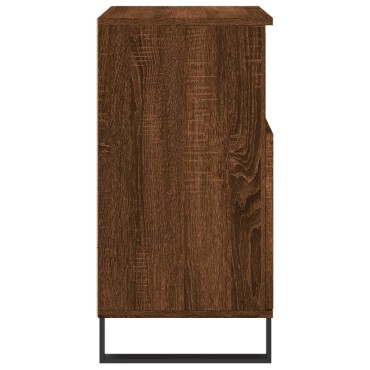 vidaXL Μπουφές Καφέ Δρυς 60x35x70cm από Επεξεργασμένο Ξύλο 1 τεμ.