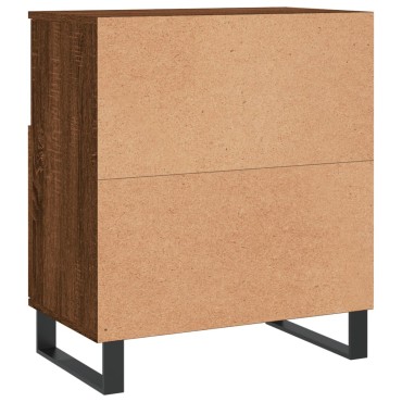 vidaXL Μπουφές Καφέ Δρυς 60x35x70cm από Επεξεργασμένο Ξύλο 1 τεμ.