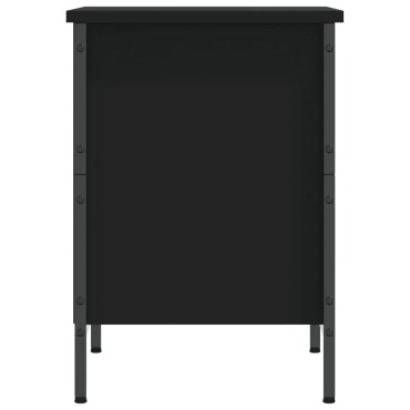 vidaXL Παπουτσοθήκη Μαύρη 38x35x50cm από Επεξεργασμένο Ξύλο