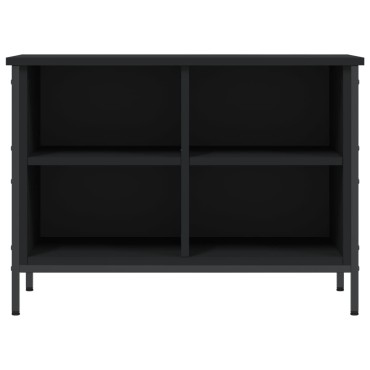vidaXL Παπουτσοθήκη Μαύρη 69x35x50cm από Επεξεργασμένο Ξύλο