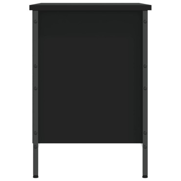 vidaXL Παπουτσοθήκη Μαύρη 69x35x50cm από Επεξεργασμένο Ξύλο