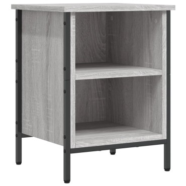vidaXL Παπουτσοθήκη Γκρι Sonoma 38x35x50cm από Επεξεργ. Ξύλο