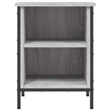 vidaXL Παπουτσοθήκη Γκρι Sonoma 38x35x50cm από Επεξεργ. Ξύλο