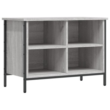 vidaXL Παπουτσοθήκη Γκρι Sonoma 69x35x50cm από Επεξεργ. Ξύλο