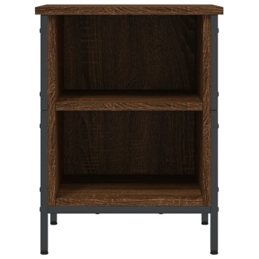vidaXL Παπουτσοθήκη Καφέ Δρυς 38x35x50cm από Επεξεργ. Ξύλο