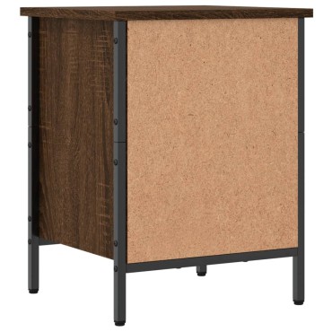 vidaXL Παπουτσοθήκη Καφέ Δρυς 38x35x50cm από Επεξεργ. Ξύλο