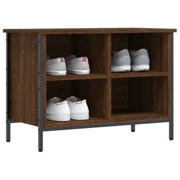 vidaXL Παπουτσοθήκη Καφέ Δρυς 69x35x50cm από Επεξεργ. Ξύλο