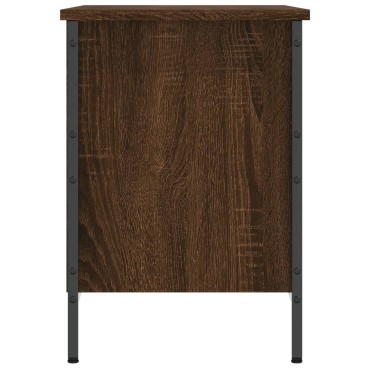vidaXL Παπουτσοθήκη Καφέ Δρυς 69x35x50cm από Επεξεργ. Ξύλο