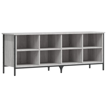 vidaXL Παπουτσοθήκη Γκρι Sonoma 131x35x50cm από Επεξεργ. Ξύλο