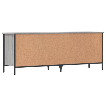 vidaXL Παπουτσοθήκη Γκρι Sonoma 131x35x50cm από Επεξεργ. Ξύλο