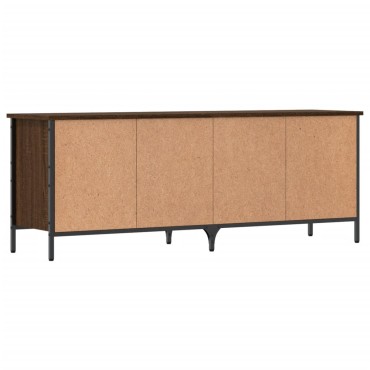 vidaXL Παπουτσοθήκη Καφέ Δρυς 131x35x50cm από Επεξεργασμένο Ξύλο