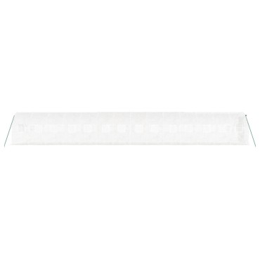 vidaXL Θερμοκήπιο με Ατσάλινο Πλαίσιο Λευκό 28 μ² 14 x 2 x 2 μ.