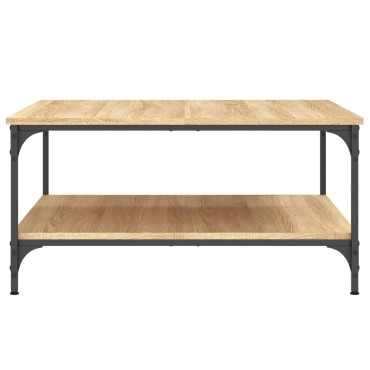 vidaXL Τραπεζάκι Σαλονιού Sonoma Δρυς 80x80x40cm Επεξεργασμένο Ξύλο 1 τεμ.