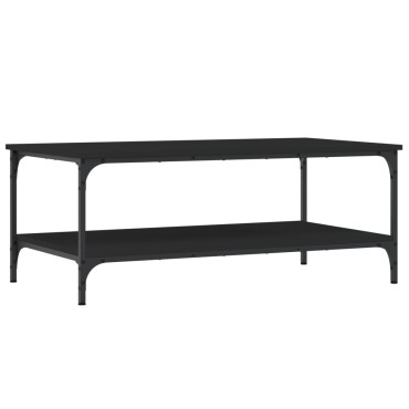 vidaXL Τραπεζάκι Σαλονιού Μαύρο 100x55x40cm Επεξεργασμένο Ξύλο 1 τεμ.