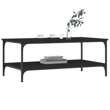 vidaXL Τραπεζάκι Σαλονιού Μαύρο 100x55x40cm Επεξεργασμένο Ξύλο 1 τεμ.