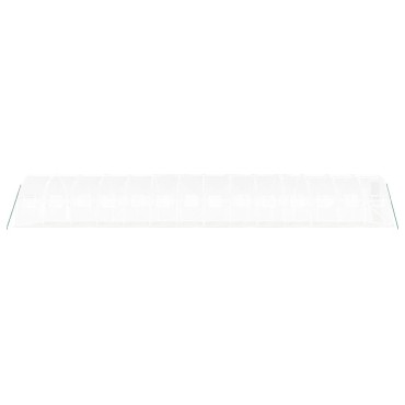 vidaXL Θερμοκήπιο Λευκό 42 μ² 14 x 3 x 2 μ. με Ατσάλινο Πλαίσιο