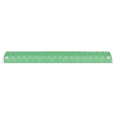 vidaXL Θερμοκήπιο Πράσινο 54 μ² 18 x 3 x 2 μ. με Ατσάλινο Πλαίσιο