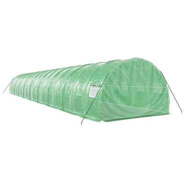 vidaXL Θερμοκήπιο Πράσινο 54 μ² 18 x 3 x 2 μ. με Ατσάλινο Πλαίσιο
