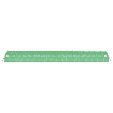 vidaXL Θερμοκήπιο Πράσινο 72 μ² 18 x 4 x 2 μ. με Ατσάλινο Πλαίσιο