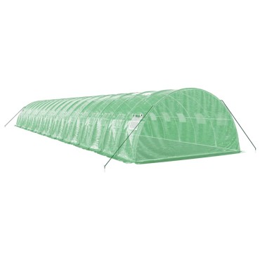 vidaXL Θερμοκήπιο Πράσινο 72 μ² 18 x 4 x 2 μ. με Ατσάλινο Πλαίσιο