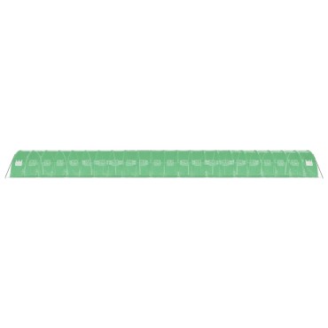 vidaXL Θερμοκήπιο Πράσινο 88 μ² 22 x 4 x 2 μ. με Ατσάλινο Πλαίσιο