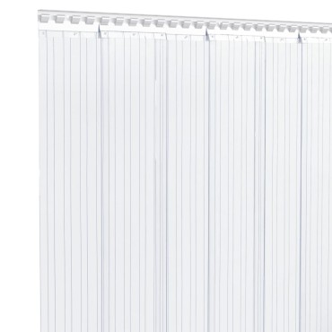 vidaXL Λωριδοκουρτίνα Διαφανής 10 μ. 300 χιλ.x2,6 χιλ. από PVC
