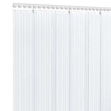 vidaXL Λωριδοκουρτίνα Διαφανής 50 μ. 200 χιλ.x1,6 χιλ. από PVC