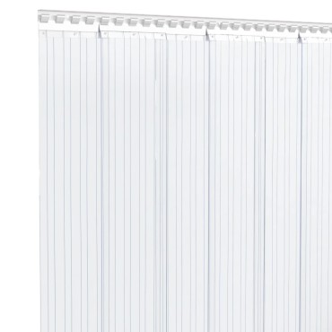 vidaXL Λωριδοκουρτίνα Διαφανής 10 μ. 200 χιλ.x1,6 χιλ. από PVC