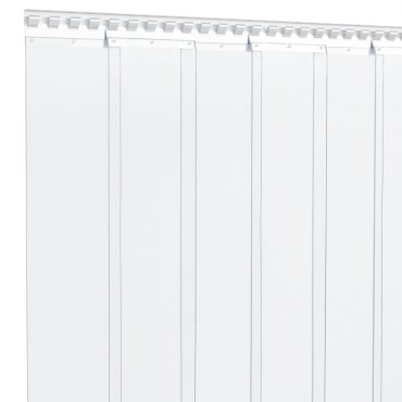 vidaXL Λωριδοκουρτίνα Διαφανής 10 μ. 200 χιλ.x1,6 χιλ. από PVC