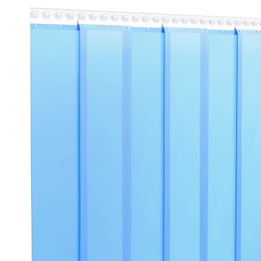 vidaXL Λωριδοκουρτίνα Μπλε 25 μ. 200 χιλ.x1,6 χιλ. από PVC