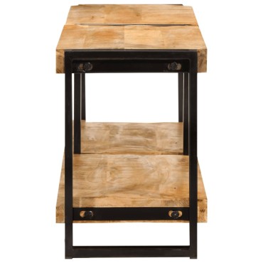 vidaXL Έπιπλο Τηλεόρασης 140x30x40cm από Μασίφ Ξύλο Μάνγκο