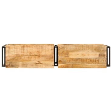 vidaXL Έπιπλο Τηλεόρασης 140x30x40cm από Μασίφ Ξύλο Μάνγκο