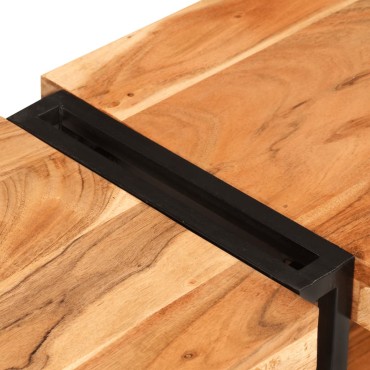 vidaXL Έπιπλο Τηλεόρασης 160x30x40cm από Μασίφ Ξύλο Ακακίας