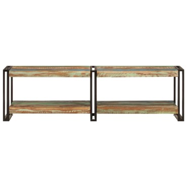 vidaXL Έπιπλο Τηλεόρασης 140x30x40cm από Μασίφ Ανακυκλωμένο Ξύλο