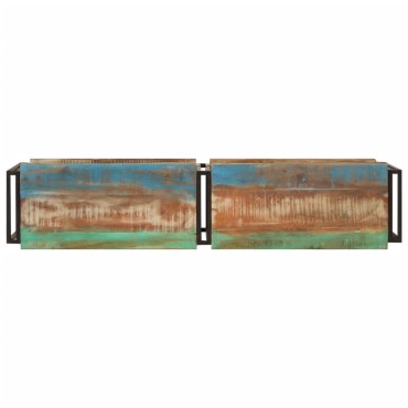 vidaXL Έπιπλο Τηλεόρασης 140x30x40cm από Μασίφ Ανακυκλωμένο Ξύλο