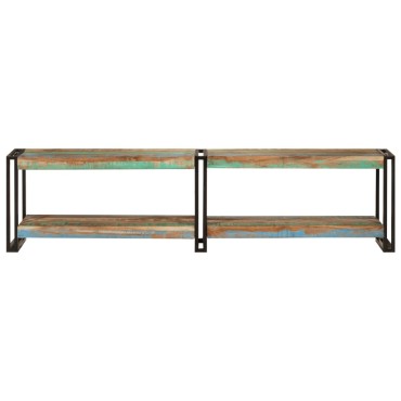 vidaXL Έπιπλο Τηλεόρασης 160x30x40cm από Μασίφ Ανακυκλωμένο Ξύλο